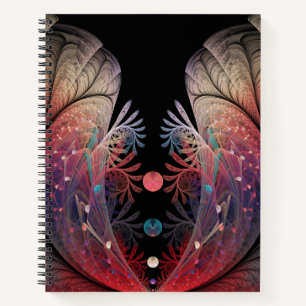 Jonglage Abstract Moderne Fantasy Fraktal Kunst Notizbuch