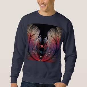 Jonglage Abstract Moderne Fantasy-Fraktal-Kunst Sweatshirt