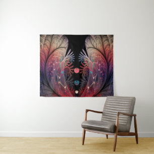 Jonglage Abstract Moderne Fantasy Fraktal Kunst Wandteppich
