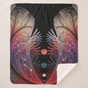 Jonglage Abstract Moderne Fantasy-Fraktalkunst Sherpadecke