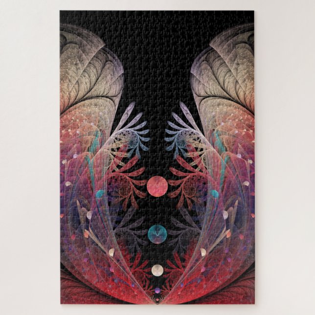 Jonglage Abstrakt Modern Fantasy Fraktal Art (Vertikal)