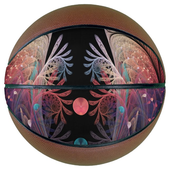 Jonglage Abstrakt Modern Fantasy Fraktal Art Basketball (Vorderseite)