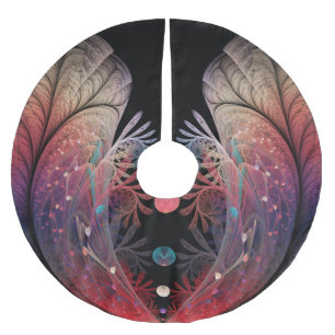 Jonglage Abstrakt Modern Fantasy Fraktal Art Polyester Weihnachtsbaumdecke