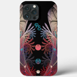 Jonglage Abstrakt Modern Fantasy Fraktal Initials Case-Mate iPhone Hülle