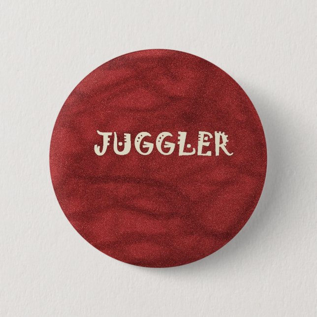 Jongleur-Button oder Knopf Button (Vorderseite)