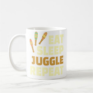Jongleur-Clowns-Kostüm Zirkus Jonglieren Liebhaber Kaffeetasse