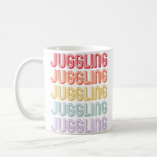 Jonglieren Kaffeetasse
