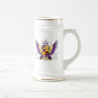 Jonglieren Sie Bier Stien Bierglas