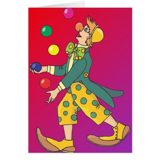Jonglierender Clown (Vorne)