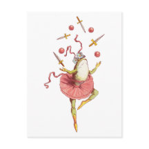 Jonglierender Frosch