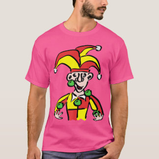 Jonglierender Narr Jester Clown T-Shirt