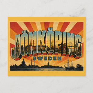 Jönköping Schweden, der Vätternsee Postkarte