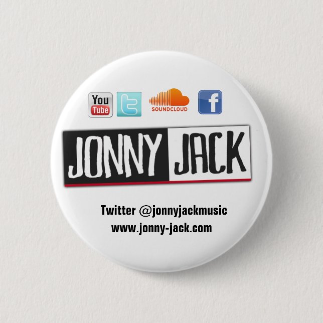 Jonny Jack - Abzeichen Button (Vorderseite)