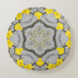 Jonquil Harmony Wheel  Rundes Kissen