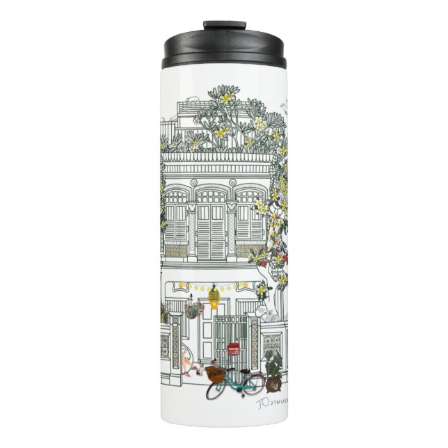 Joo Chiat Residential Shophouse - Singapur Thermosbecher (Vorderseite)