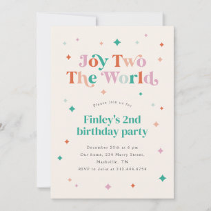 Joomla Two The World 2. Geburtstags-Party Einladung