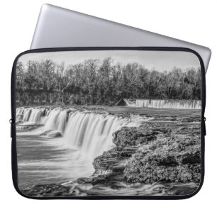 Joplin Grand Falls Übersicht Grayscale Laptopschutzhülle
