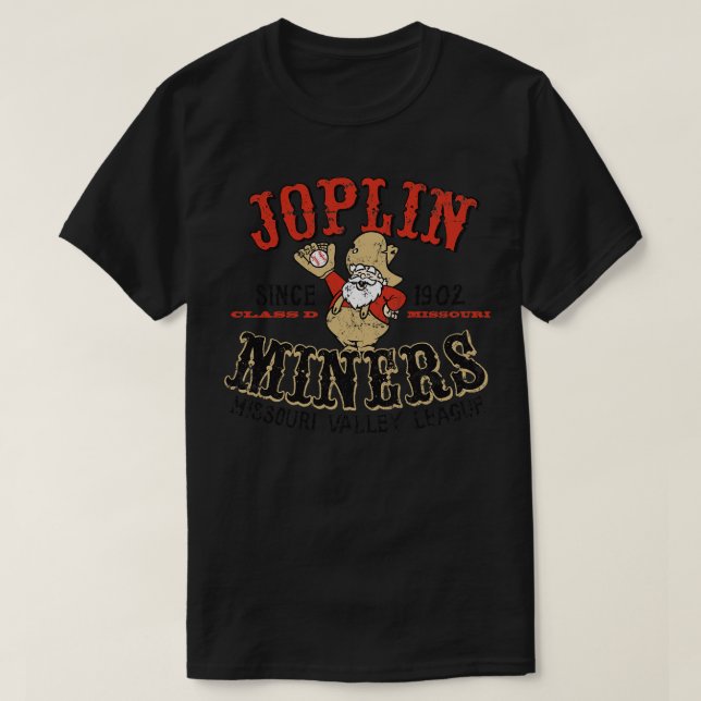 Joplin Miners Baseball T-Shirt (Design vorne)
