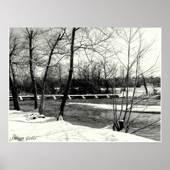 Joplin Missouri Shoal Creek Bridge Poster (Vorne)