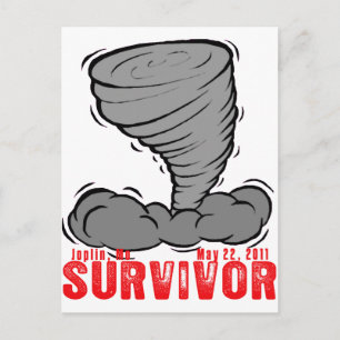 Joplin Missouri Tornado Survivor Postkarte