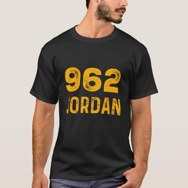 Jordan 962 T-Shirt Distressed Country Area Code Te (Vorderseite)