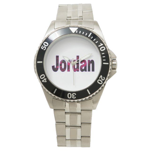 Jordan Classic Stainless Steel Watch Armbanduhr (Vorderseite)