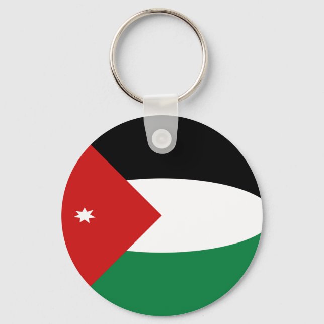 Jordan Fisheye Flag Schlüsselanhänger (Vorderseite)