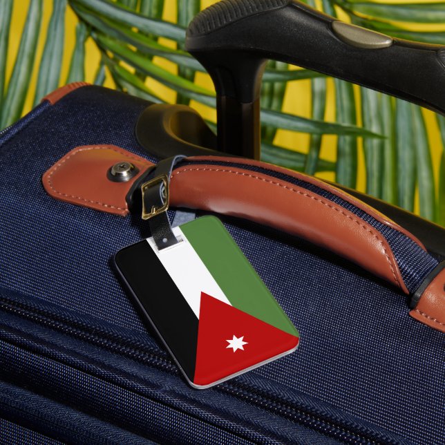 Jordan Flag Gepäckanhänger (Vorderseite Insitu 1)