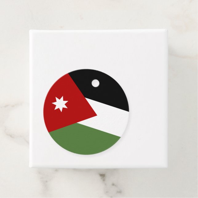 Jordan Flag Geschenkanhänger (Beispiel)