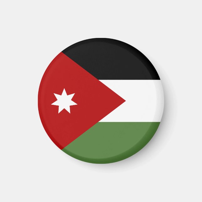 Jordan Flag Magnet (Vorne)