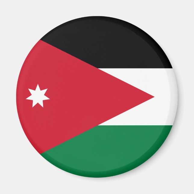 Jordan Flag Magnet (Vorne)