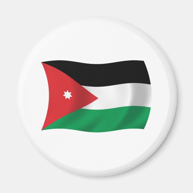 Jordan Flag Magnet (Vorne)