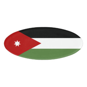 Jordan Flag Namenschild
