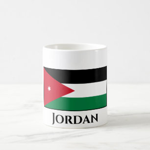 Jordan-Flagge Kaffeetasse
