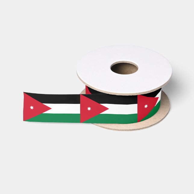 Jordan-Flagge Satinband (Spule)