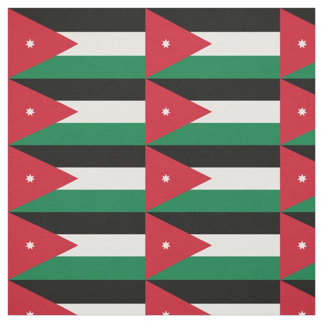 Jordan-Flagge Stoff (Muster)