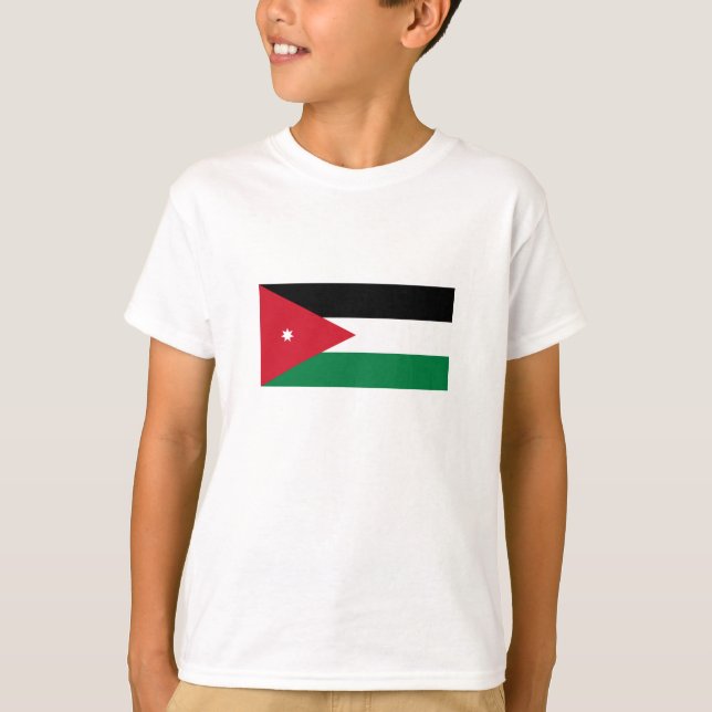 Jordan-Flagge T-Shirt (Vorderseite)