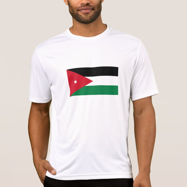 Jordan-Flagge T-Shirt (Vorderseite)