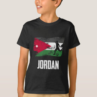 Jordan Flaggen Trikot Jordanische Fußballmannschaf T-Shirt