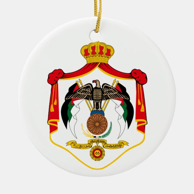 JORDAN* Keramik-Weihnachtsverzierung Keramik Ornament (Vorne)
