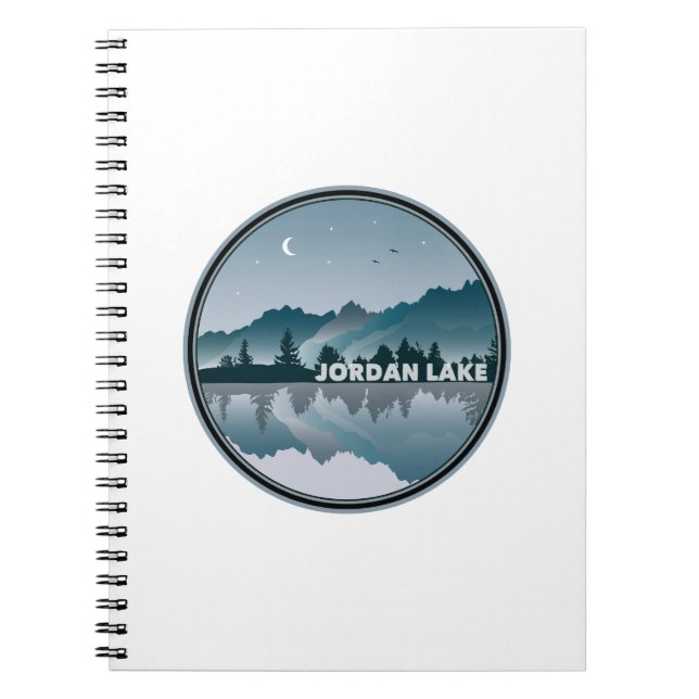 Jordan Lake North Carolina Reflection Notizblock (Vorderseite)