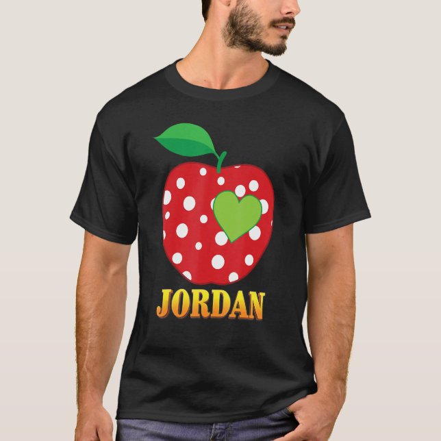 Jordan Liebe School Back to School Junge Kind Stud T-Shirt (Vorderseite)