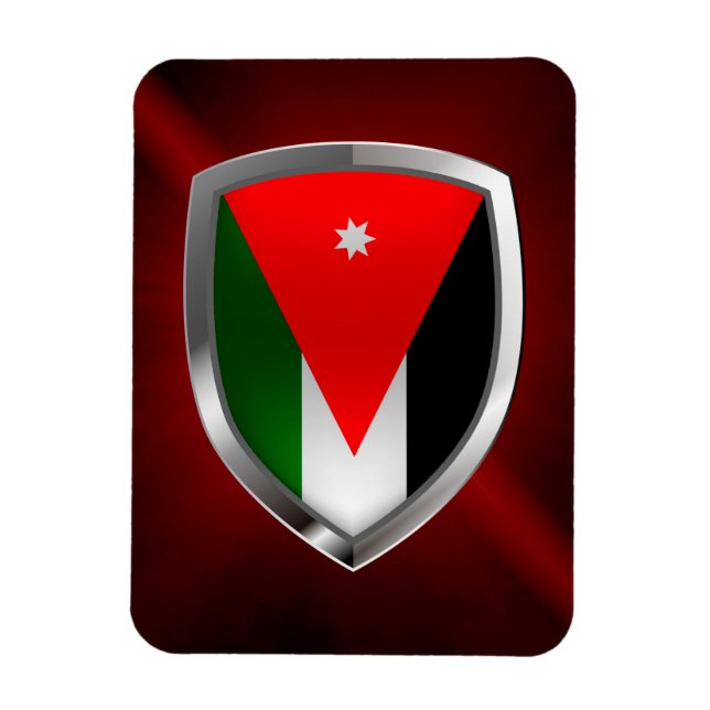 Jordan Metallic Emblem Magnet (Vertikal)