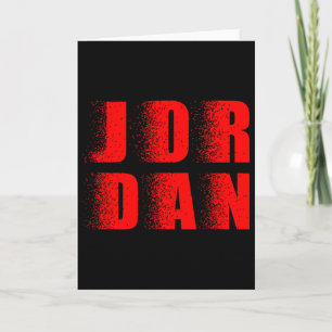 Jordan Name Retro Jordan Jungen Mädchen Jordan Dis Karte
