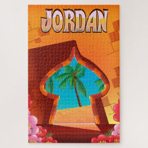 Jordan-Palast-Reiseposter