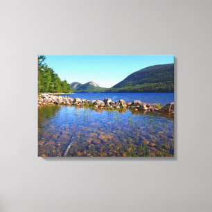 Jordan Pond I im Acadia National Park Leinwanddruck