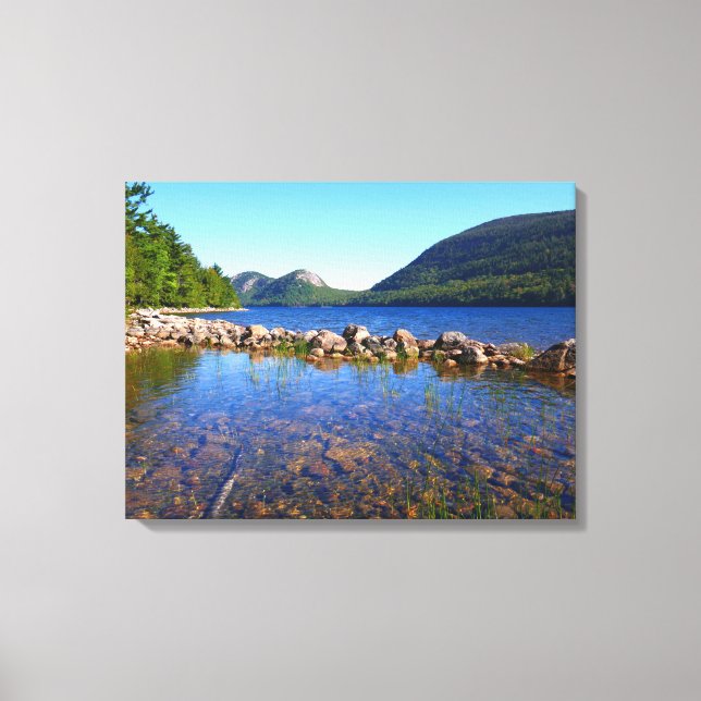 Jordan Pond I im Acadia National Park Leinwanddruck (Vorderseite)