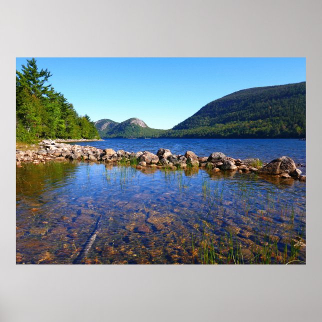 Jordan Pond I im Acadia National Park Poster (Vorne)