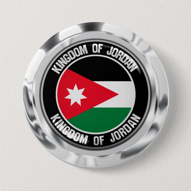Jordan Round Emblem Button (Vorderseite)