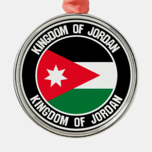 Jordan Round Emblem Ornament Aus Metall